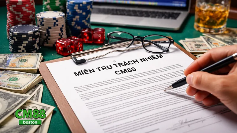 miễn trừ trách nhiệm CM88